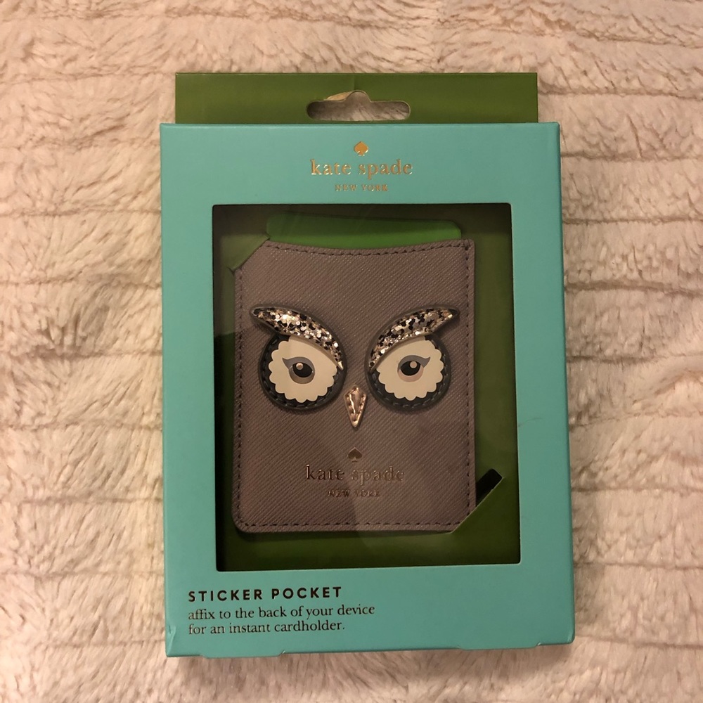 Kate Spade cell phone sticker pocket